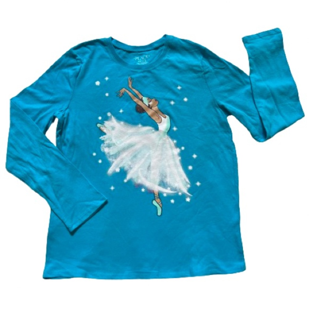NWT GIRLS CHILDREN’S PLACE AFRICAN AMERICAN BALLERINA BALET SHIRT MED LG XXL